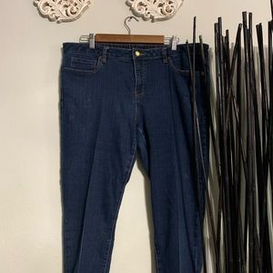Michael Kors cropped jeans.